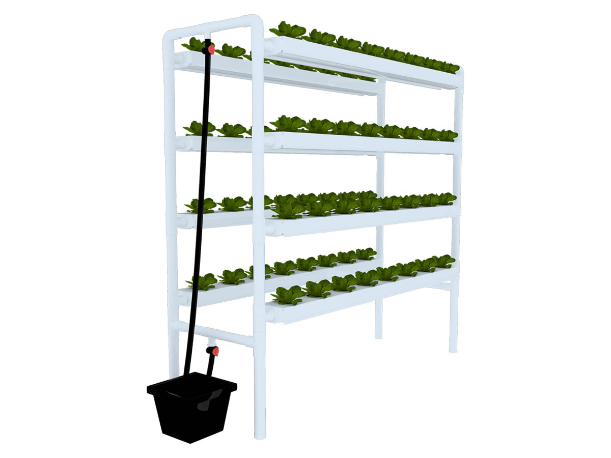 Compact Vertical Hydroponic System